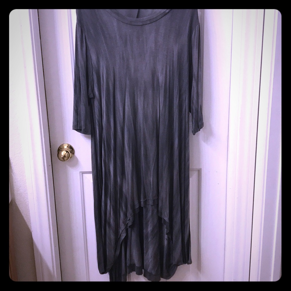 Indigo Thread high low very long tunic sz xl!!